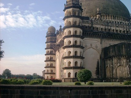 Bijapur  - Corner minarets